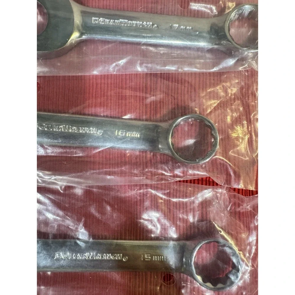 GearWrench 81904 10 Pc Metric Stubby Fixed Combination Wrench Set NEW